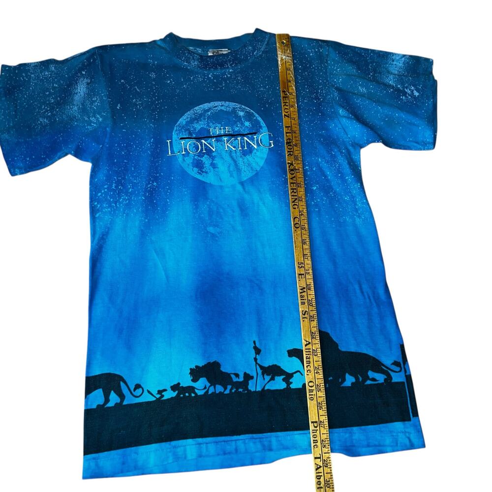 Vintage Disney's Lion King single stitch embroidered double sided t-shirt - Picture 7 of 8